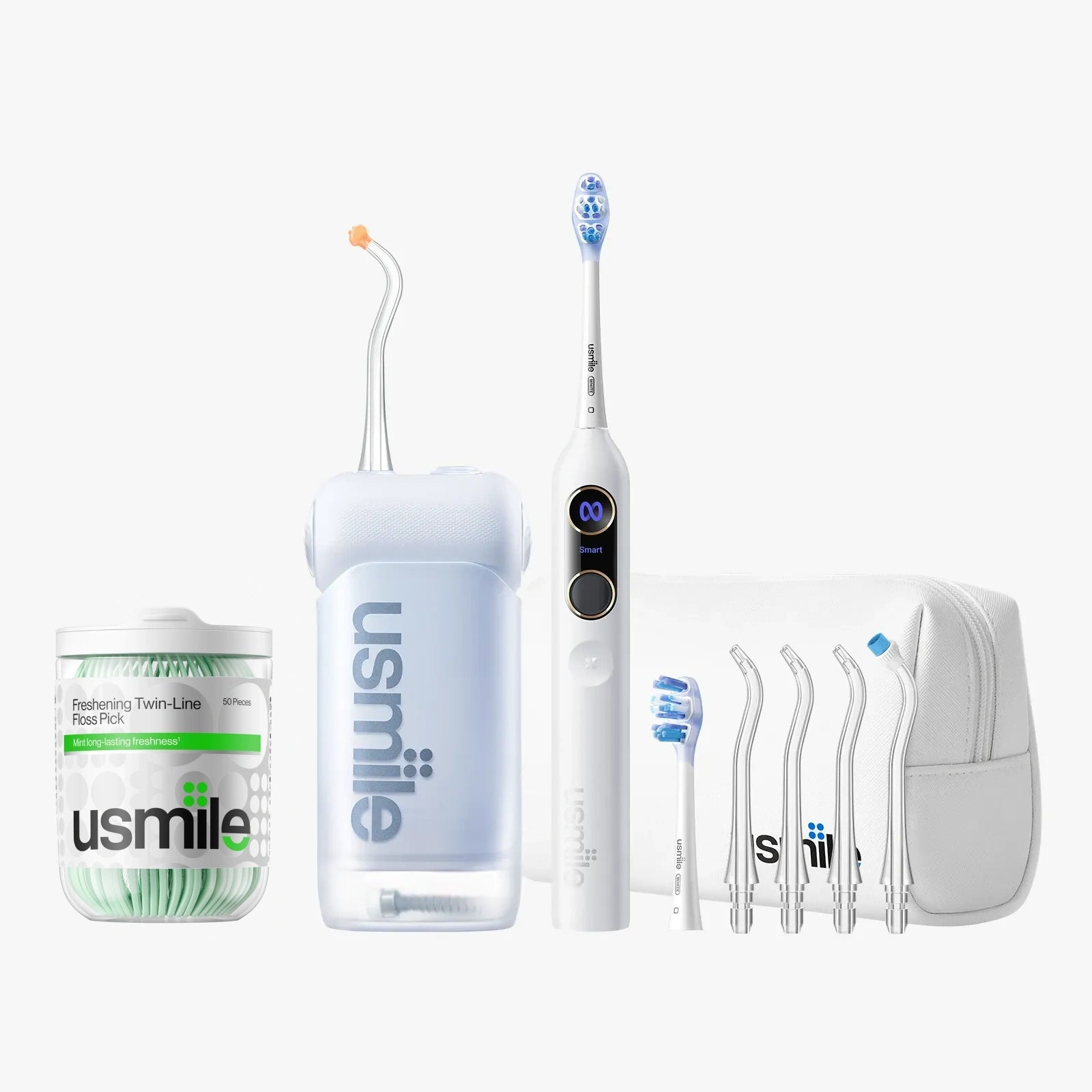 usmile C10 + Y20 Pro Oral Care Bundle with Toiletry Bag